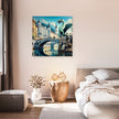 Sunny Day at Dragon Bridge Canvas