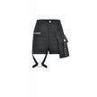 Dark in Love Punk Metal Utility Shorts
