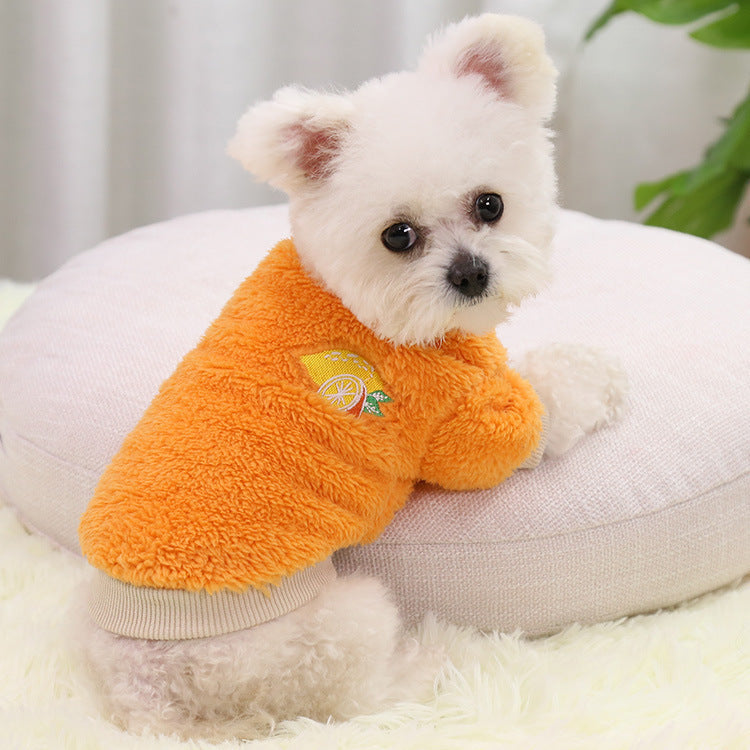 Warm Two-legged Dog Clothes New Year's Clothing