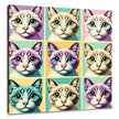 Pastel Pop Cats Canvas