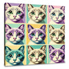 Pastel Pop Cats Canvas