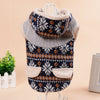 Pet Clothing Fawn Snowflake Hooded Cotton Coat