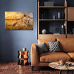 Geometric Lions Canvas