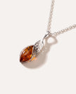 Luxe Top Amber & Zilveren Hanger