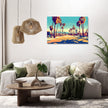 Golden Surf LA Canvas
