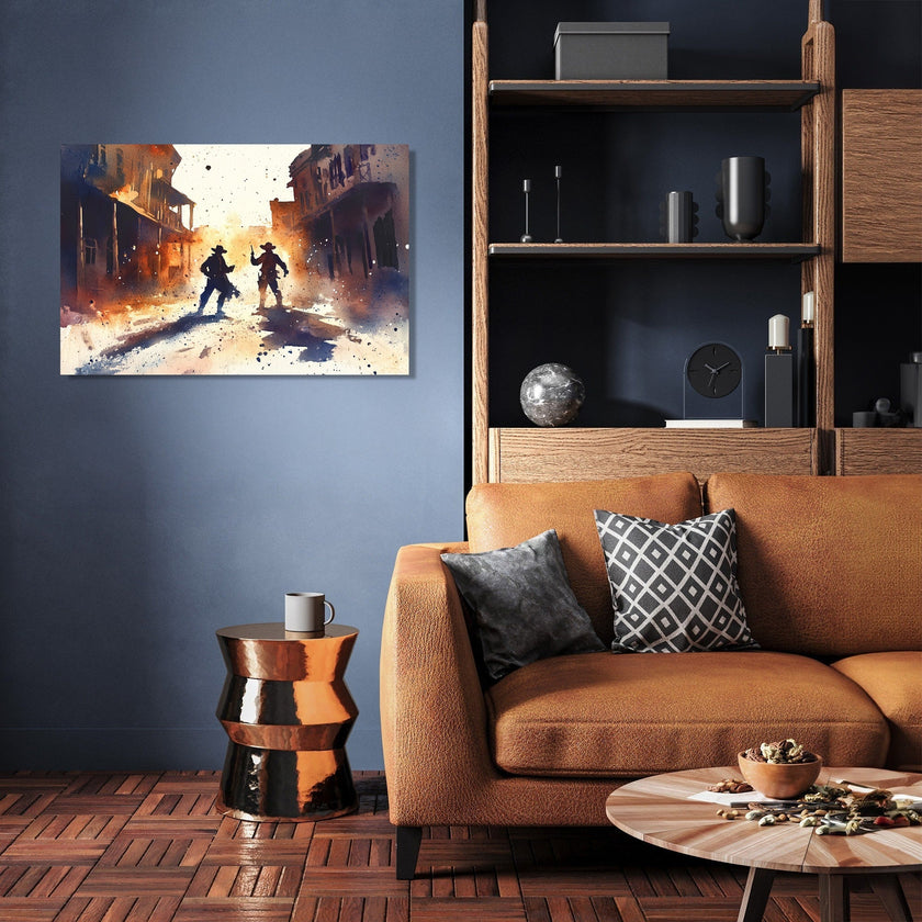 Outlaws at High Noon Canvas