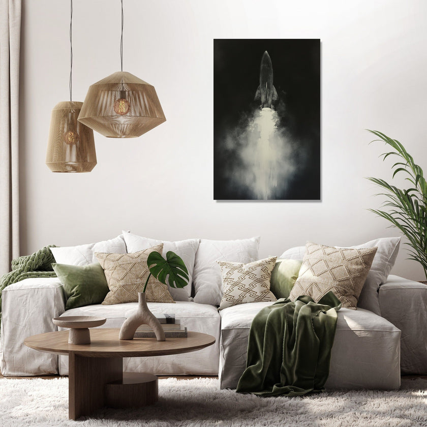 Launching Rocket Canvas