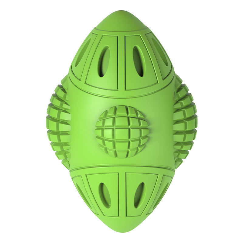Space Capsule Rubber Puzzle Interactive Dog Toy