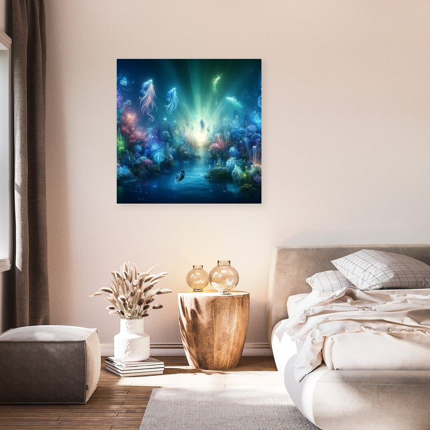 Luminous Lagoon Canvas