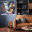 Solitary Christmas Nostalgia Canvas