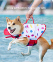Dog For Swimming Only Cartoon Full Printed Cute Small Animal Traction Pet Life Vest