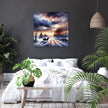 Melancholic Dawn Sleigh Ride Canvas