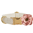 White Lace Pet Vest Dog Collar Dog Wedding Dog Leash