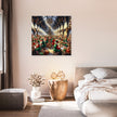 Elfin Joy Christmas Hall Canvas