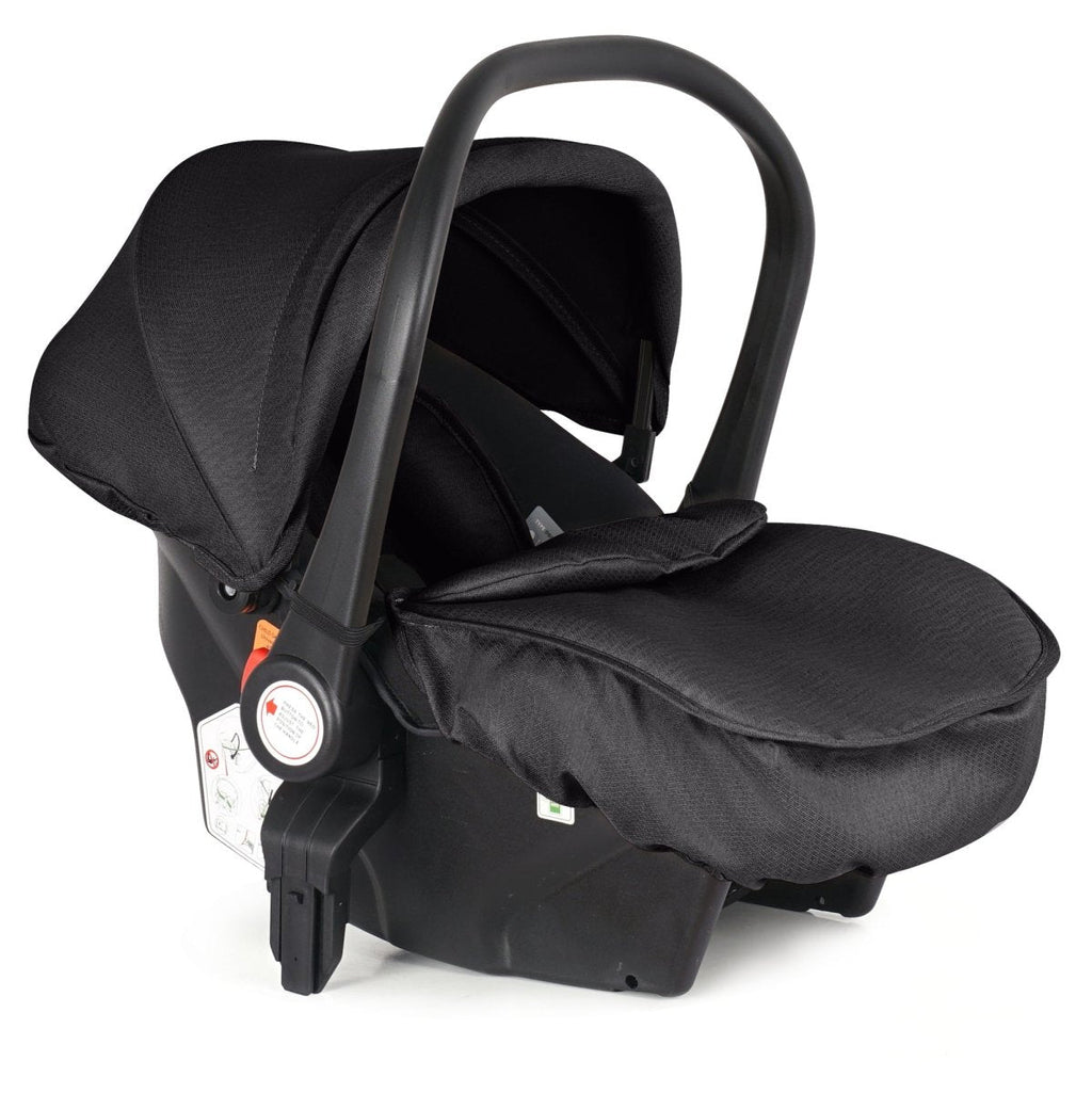 For Your Little One Cruise 3 In 1 Travel System With i-Size Car Seat - Eclipse Black (Free Cupholder / Seat Liner Included!)