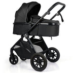 For Your Little One Cruise 3 In 1 Travel System With i-Size Car Seat - Eclipse Black (Free Cupholder / Seat Liner Included!)