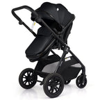 For Your Little One Cruise 3 In 1 Travel System With i-Size Car Seat - Eclipse Black (Free Cupholder / Seat Liner Included!)