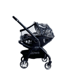 For Your Little One Qubi Infant Car Seat & Stroller 7 Piece Bundle - Eclipse Black