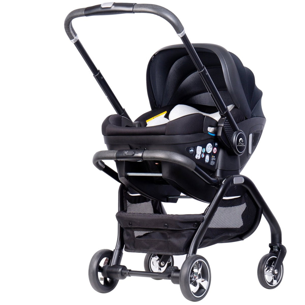 For Your Little One Qubi Infant Car Seat & Stroller & Base - Eclipse Black