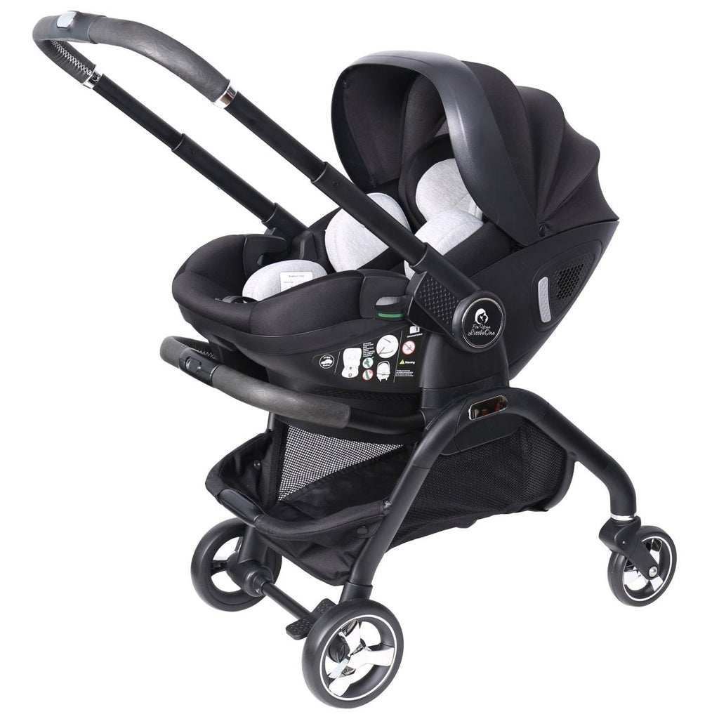 For Your Little One Qubi Infant Car Seat & Stroller - Eclipse Black
