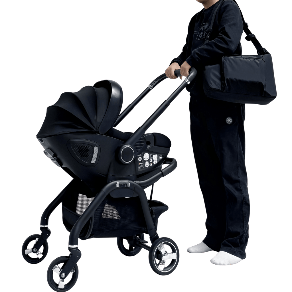 For Your Little One Qubi Mommy Changing Bag - Black