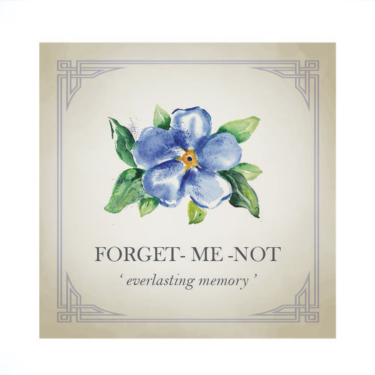 Forget-Me-Not Tiny Rose Gold Vermeil Stud Earrings