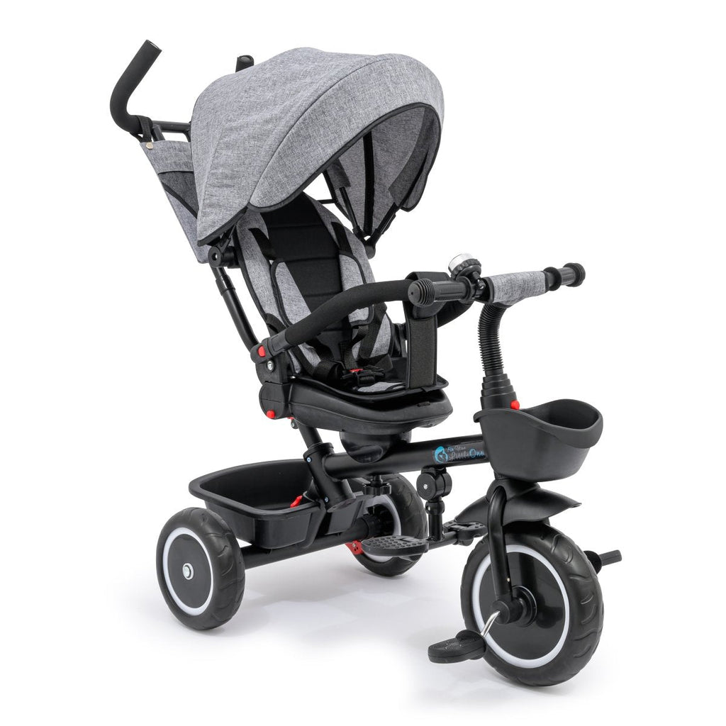 Foryourlittleone 6 in 1 Trike V3 - Grey (9 months - 5 years)