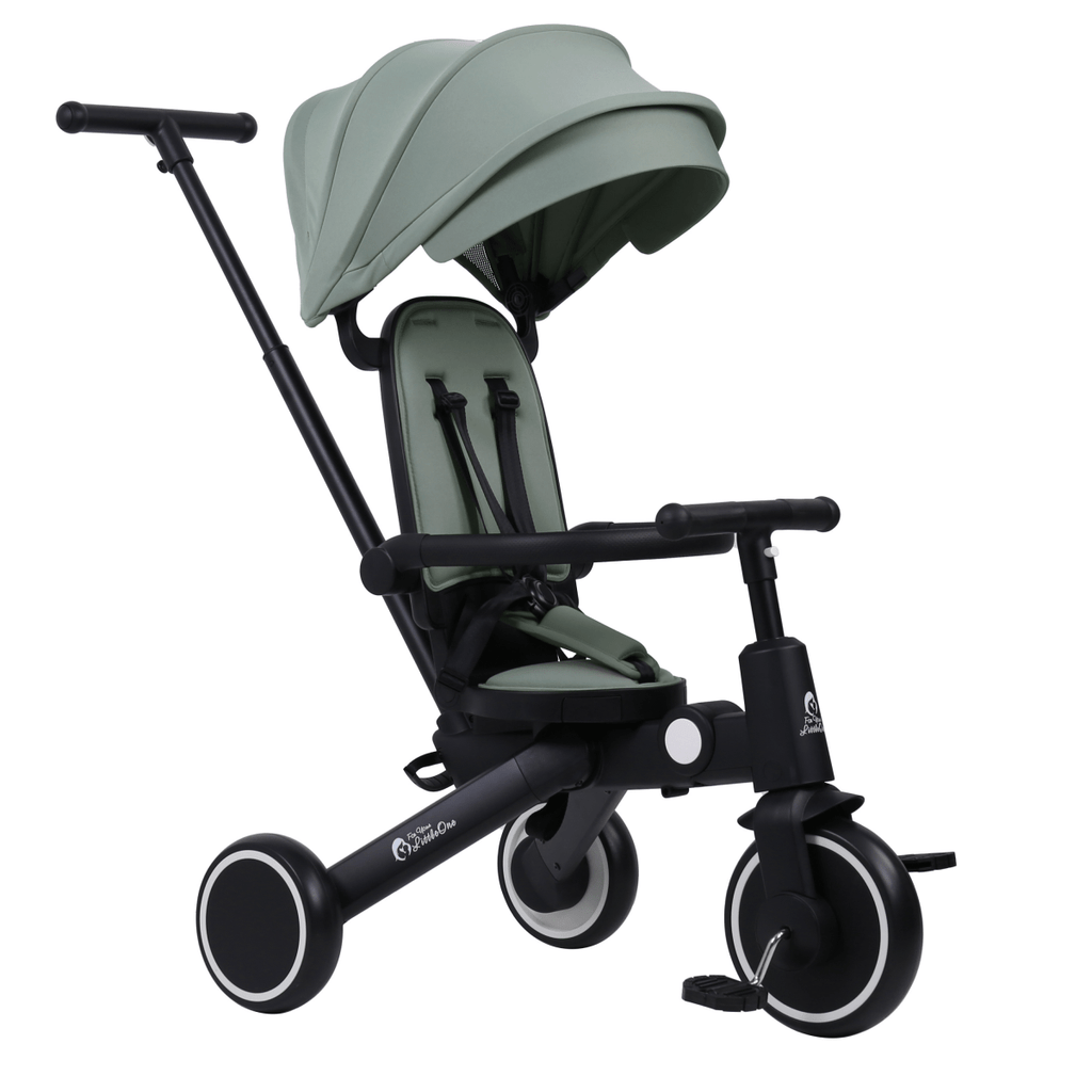Foryourlittleone Xplor 6 in 1 Foldable Trike - Green (10m-5y)