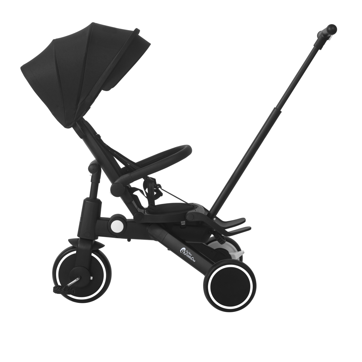 Foryourlittleone Xplor 6 in 1 Foldable Trike - Jet Black (10m-5y)