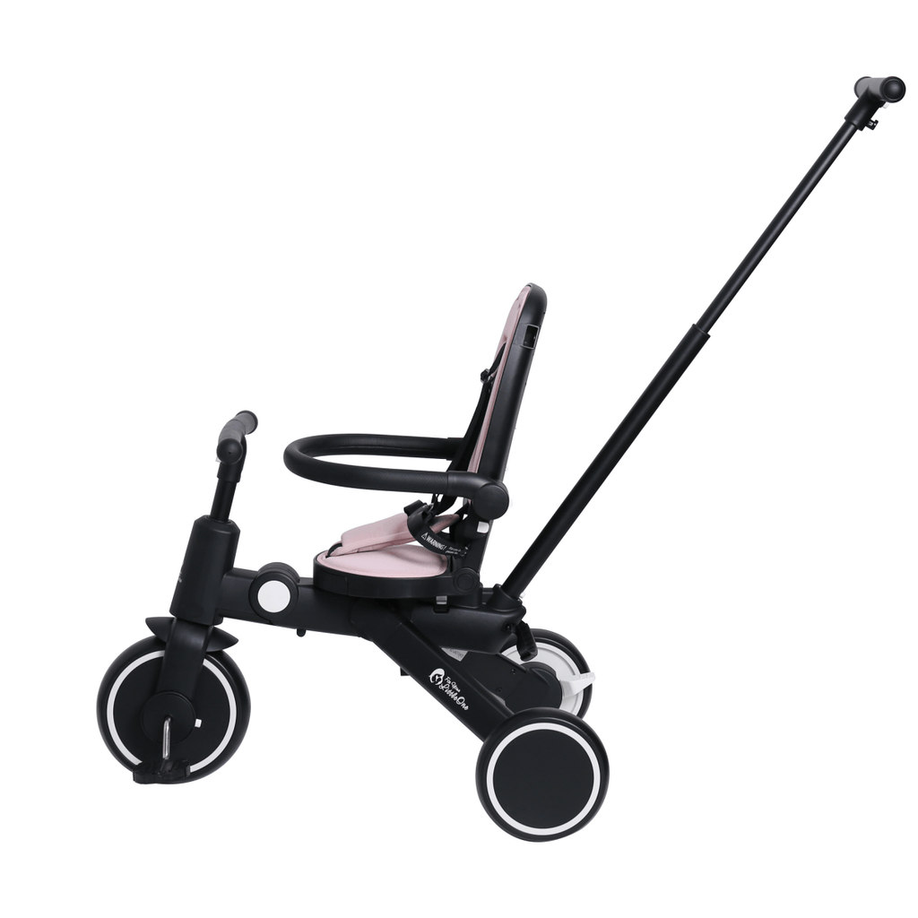 Foryourlittleone Xplor 6 in 1 Foldable Trike - Pastel Pink (10m-5y)