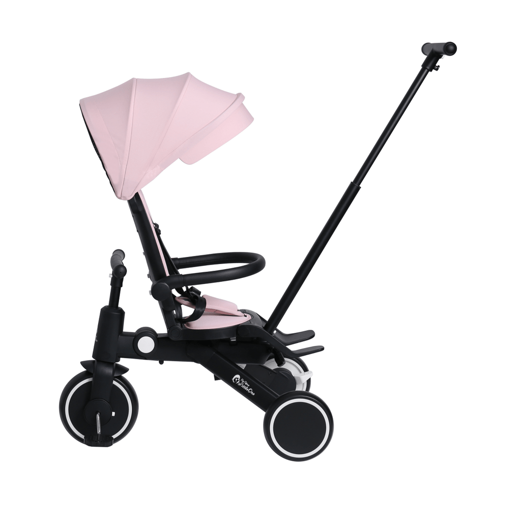 Foryourlittleone Xplor 6 in 1 Foldable Trike - Pastel Pink (10m-5y)