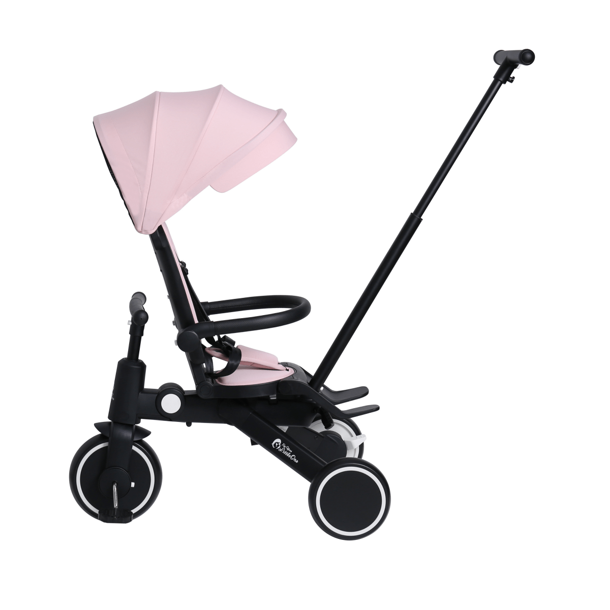 Foryourlittleone Xplor 6 in 1 Foldable Trike - Pastel Pink (10m-5y)