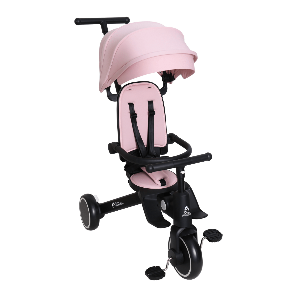 Foryourlittleone Xplor 6 in 1 Foldable Trike - Pastel Pink (10m-5y)