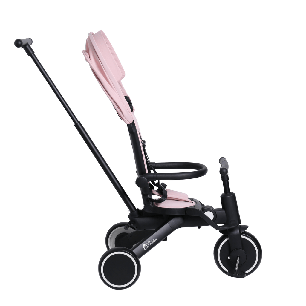 Foryourlittleone Xplor 6 in 1 Foldable Trike - Pastel Pink (10m-5y)