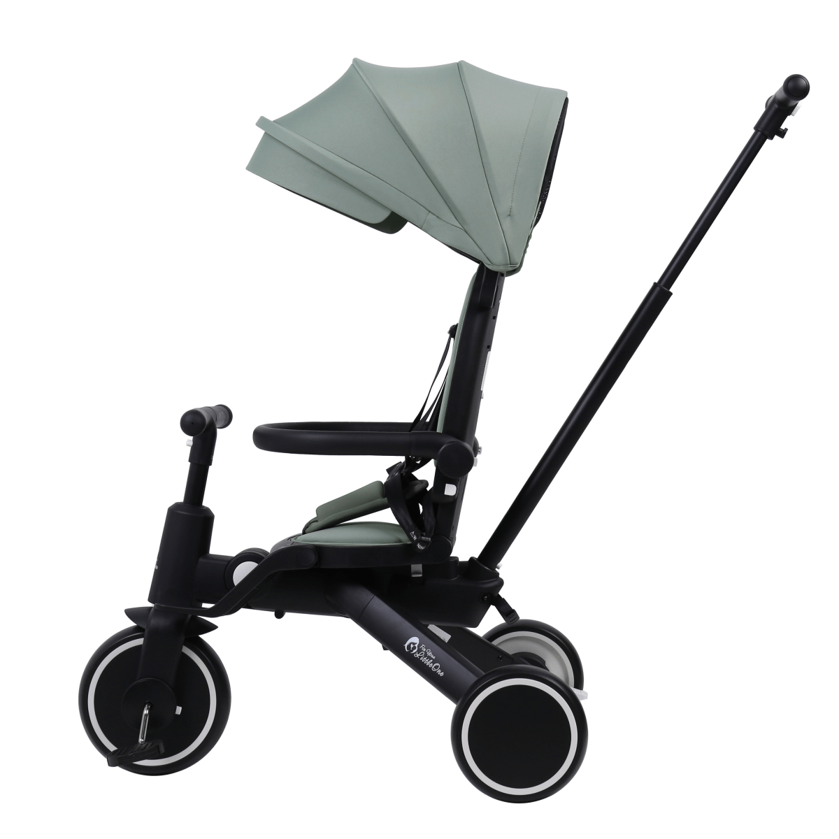 Foryourlittleone Xplor Plus 6 in 1 Foldable Trike - Green (10m-5y)