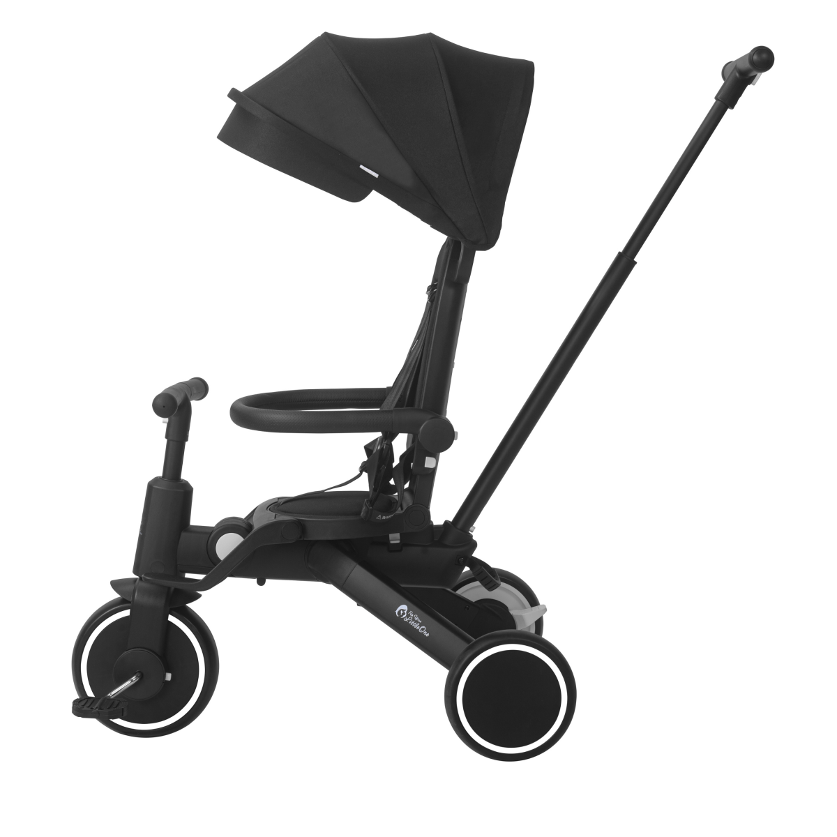 Foryourlittleone Xplor Ultimate 6 in 1 Foldable Trike - Jet Black (10m-5y)