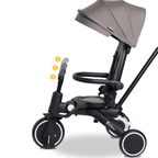 Foryourlittleone Xplor Ultimate 6 in 1 Foldable Trike - Pastel Pink (10m-5y)