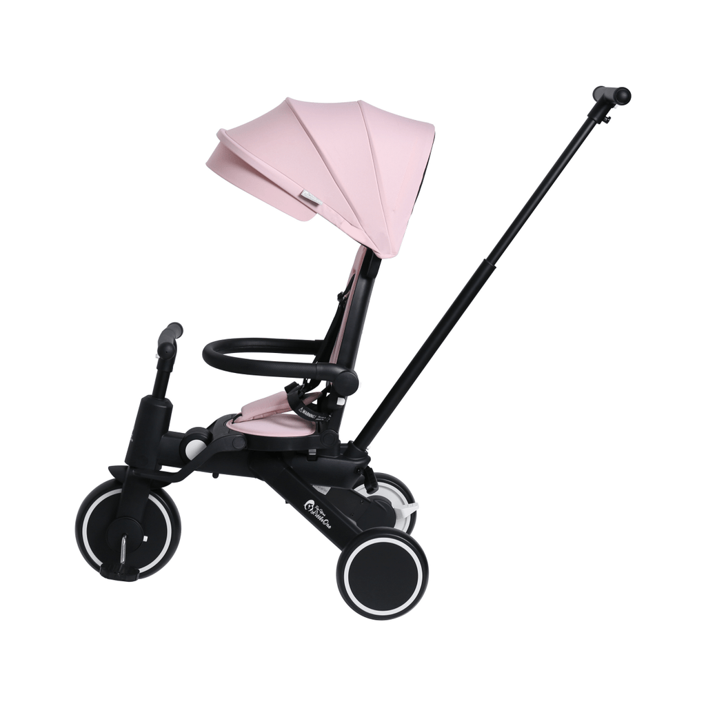 Foryourlittleone Xplor Plus 6 in 1 Foldable Trike - Pastel Pink (10m-5y)