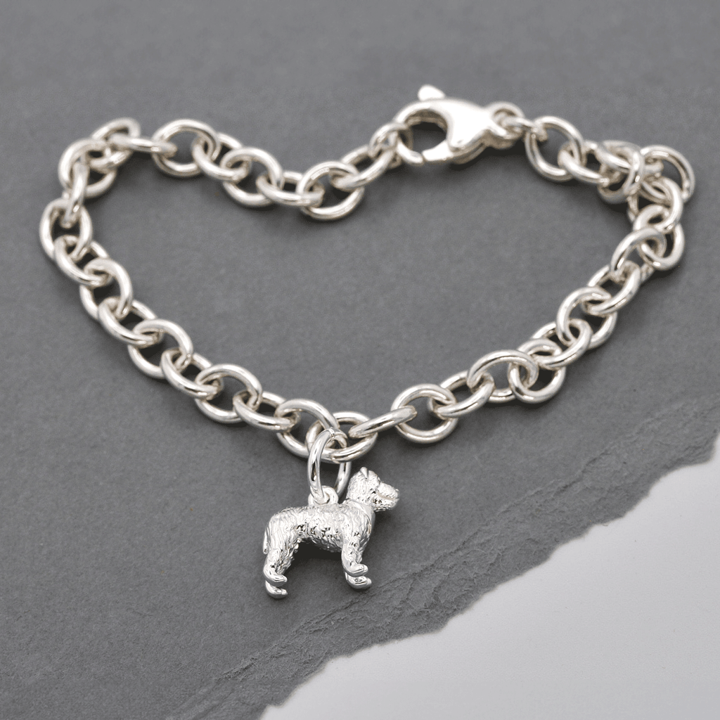 Fox Terrier Silver Dog Charm
