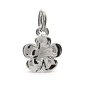 Frangipani Flower Silver Charm