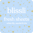 fresh sheets – white lily, sandal & iris 220g soy candle