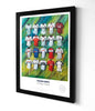 Fulham A3 Framed Print – Iconic Cottagers Shirt Wall Art