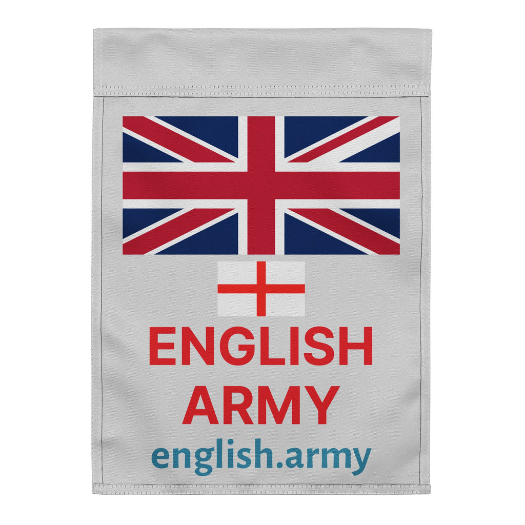 ENGLISH ARMY - Garden flag