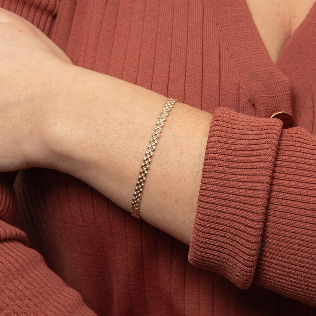Elements Gold Armband im Uhrenarmband-Stil