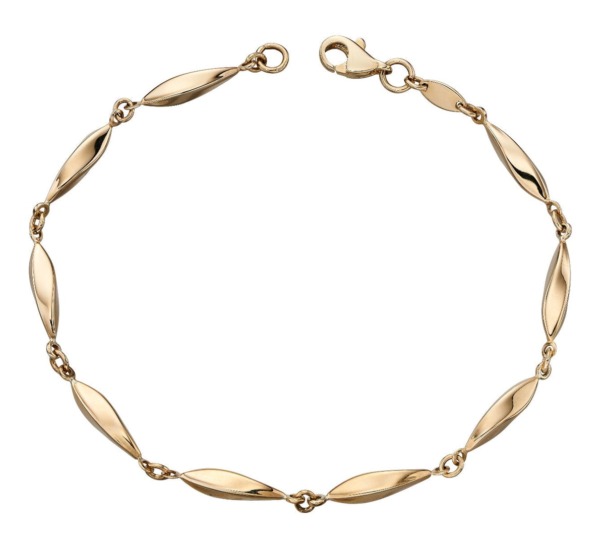 Elements Gold Marquise Link Bracelet