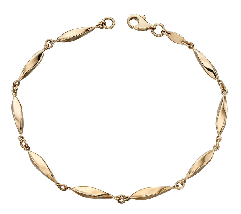 Elements Gold Marquise Link Bracelet