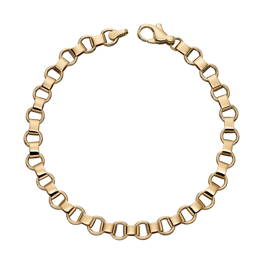 Elements Gold Kreismaschen-Armband
