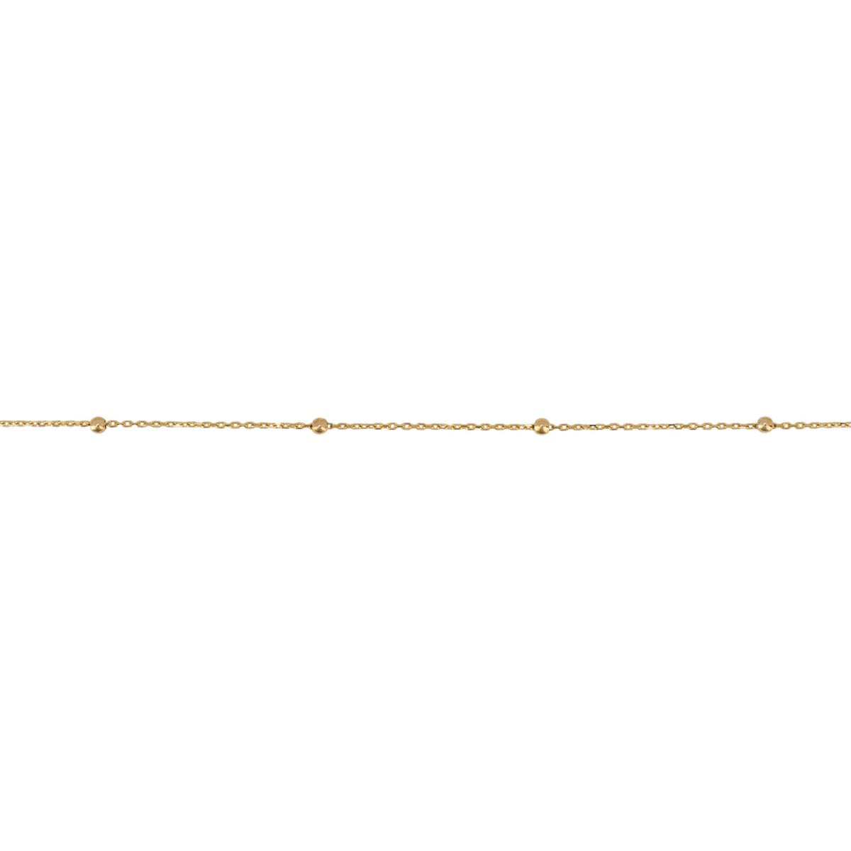 Elements Gold Feingliedriges Kugelarmband