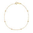 Elements Gold Feingliedriges Kugelarmband