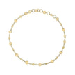 Elements Gold Discs and Chain Bracelet